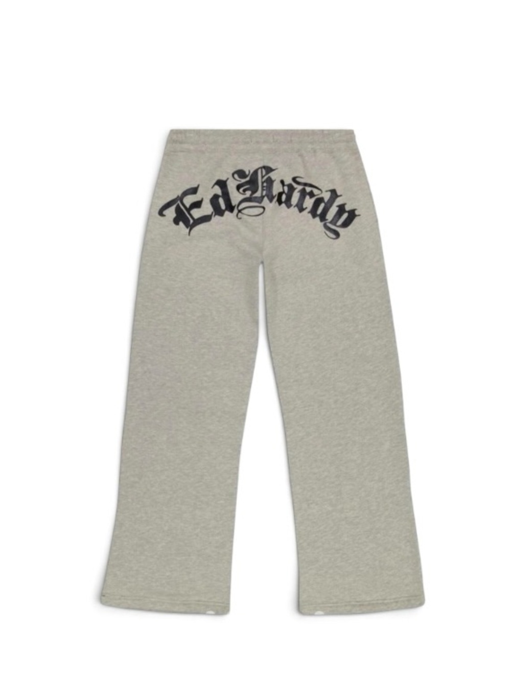 Ed Hardy Heart Of Roses Grey Wide Leg Sweat Pants NWT Size S - Picture 4 of 5
